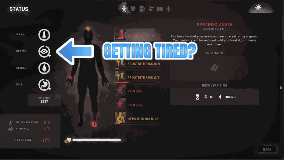 The Long Dark — Second Wind (No Fatigue)